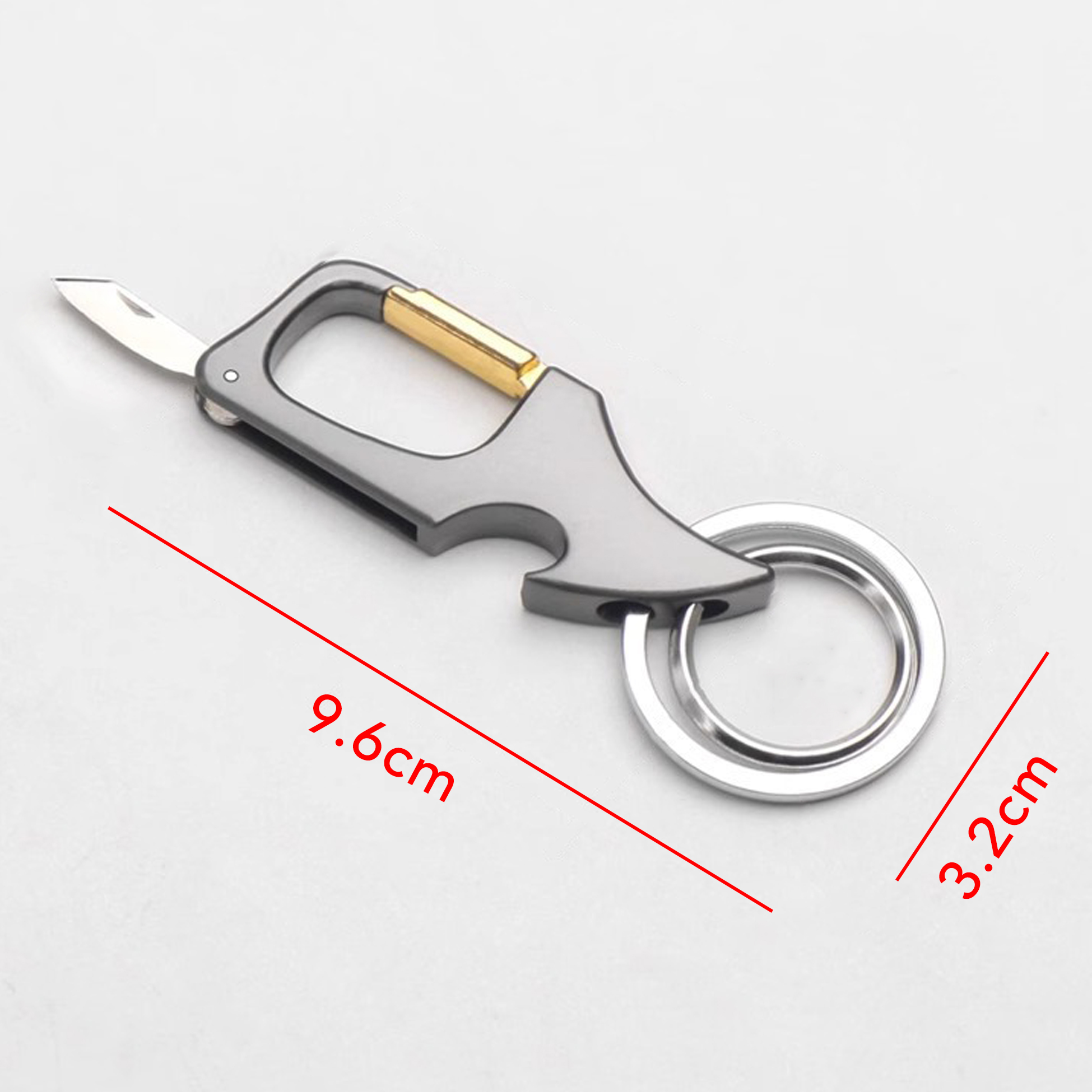 Multi-function Carabiner Keychain