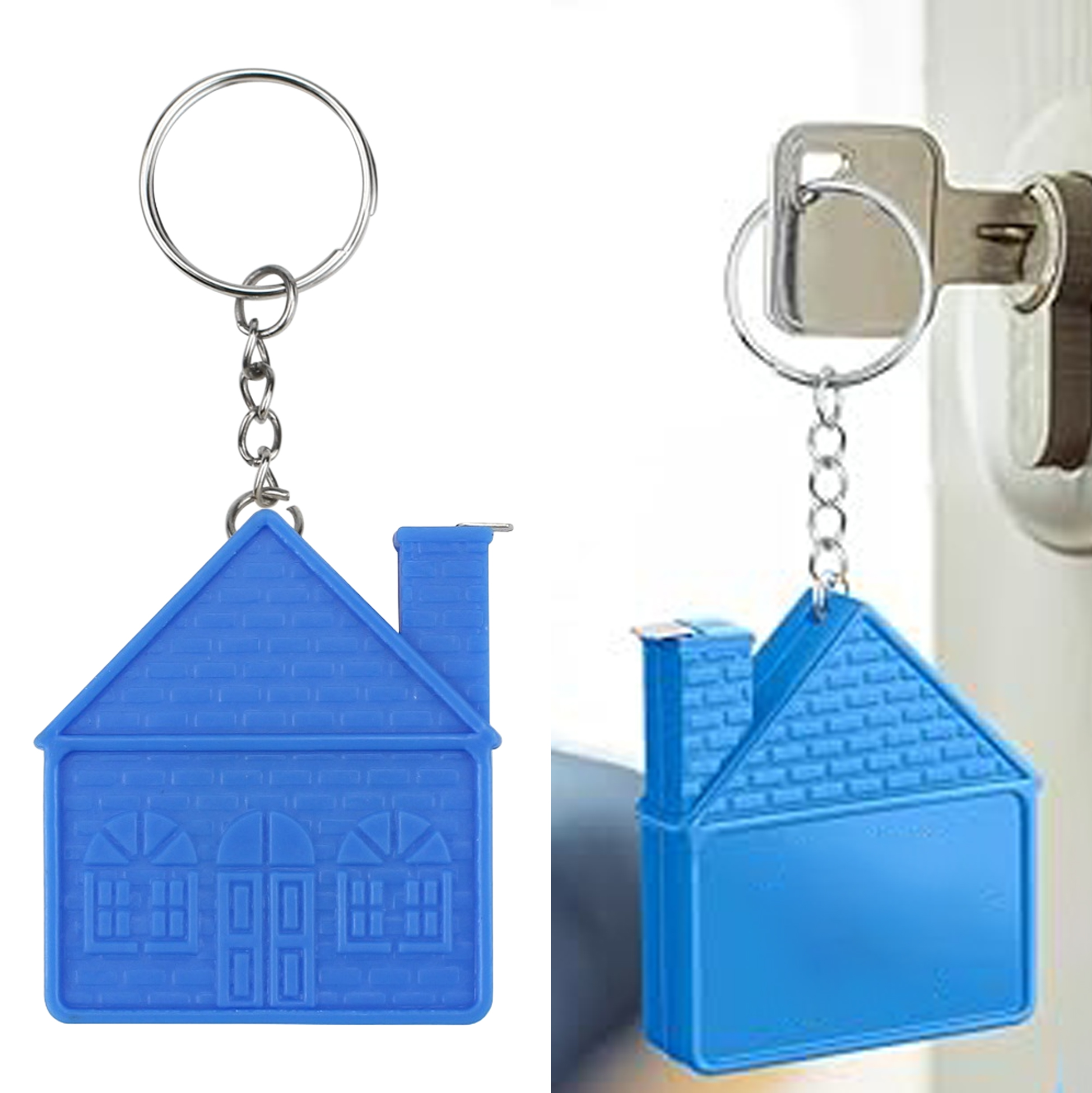 House-shaped Keychain Tape Measure