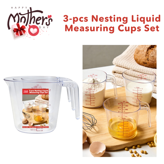 3-pcs Nesting Measuring Cups Set
