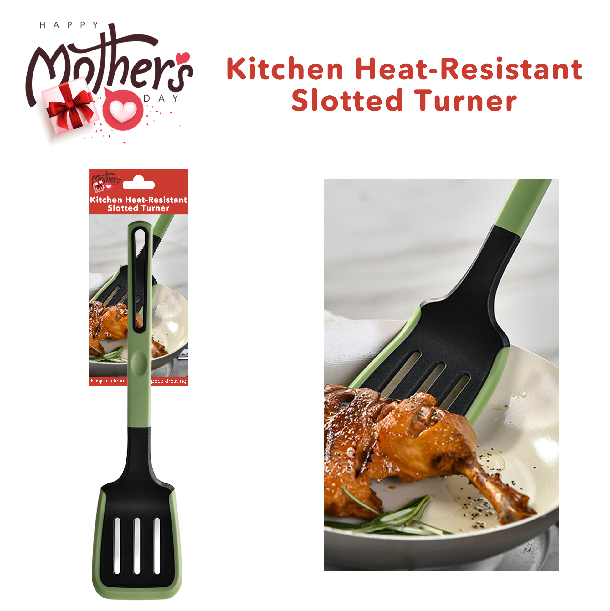 Heat-resistant Kitchen Slotted Turner 