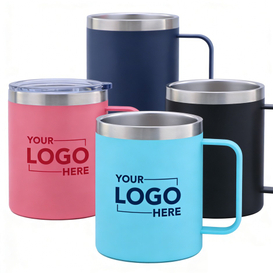 14oz Insulated Stainless Steel Mug with Handle