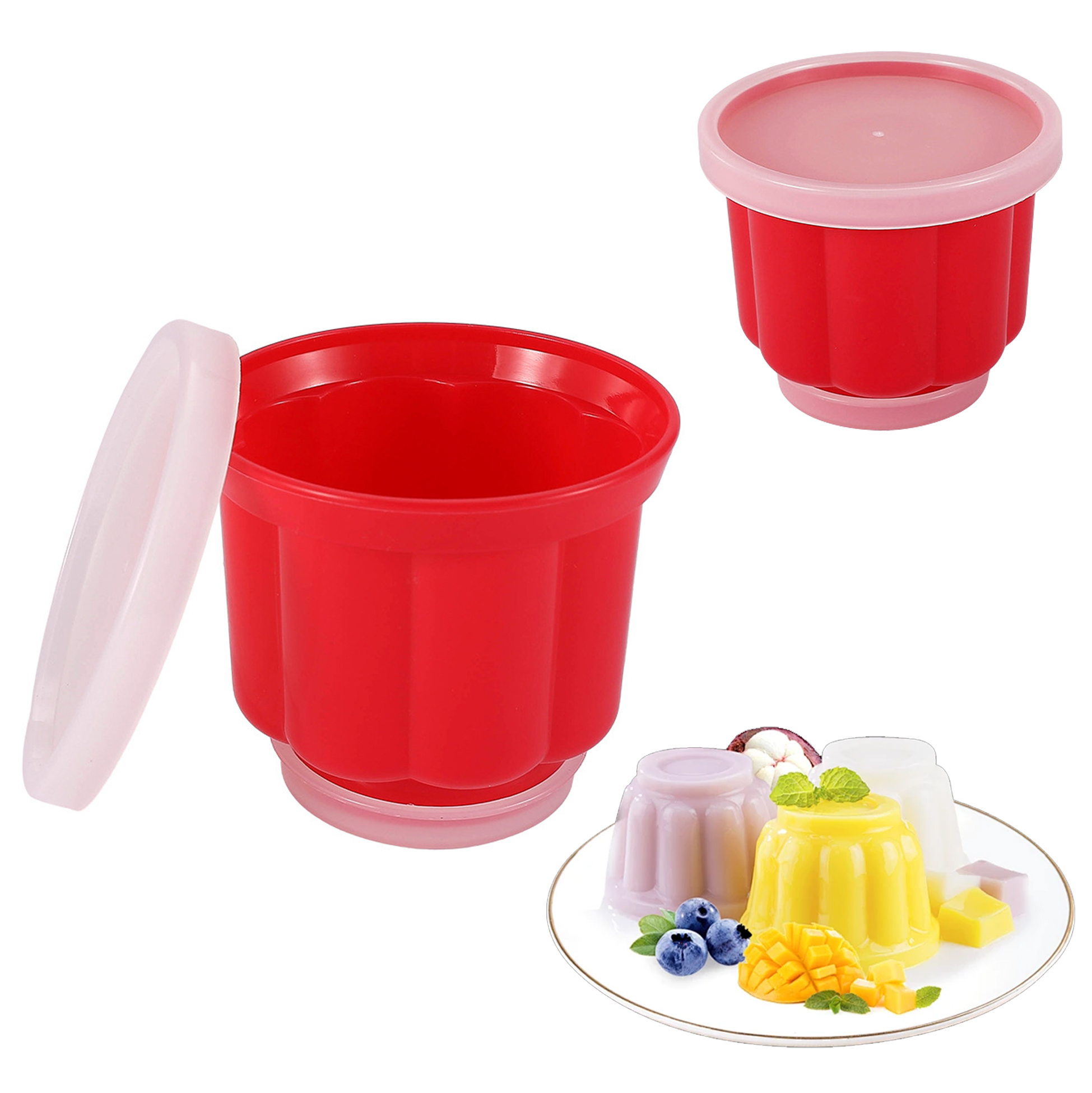 Food-grade PP Pudding Cake Mold Reusable PP Pudding Baking Mold
