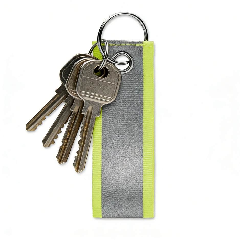 Reflective Keychain High-Visibility Key Strap