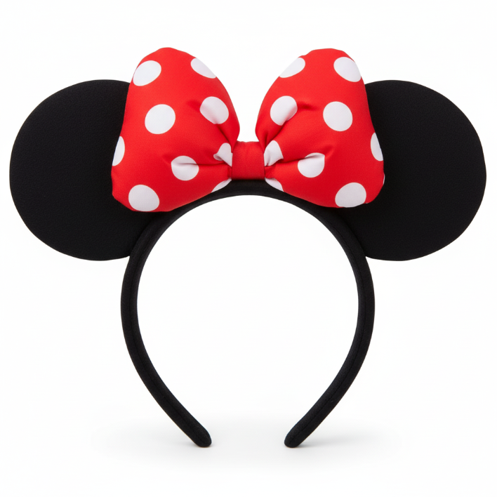 Minnie Mouse Polka Dot Headband Disney-themed Cosplay Headwear