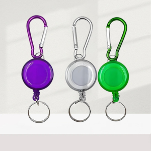 Retractable Keychain with Carabiner