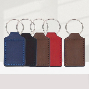 Leather Keychain Card Holder Multi-color Leather Keychain