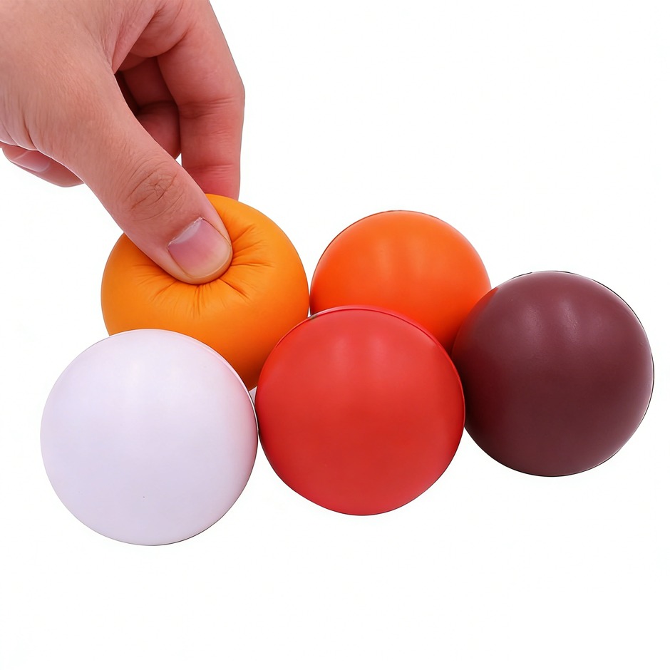 Solid Color Stress Ball Custom Logo Stress Ball