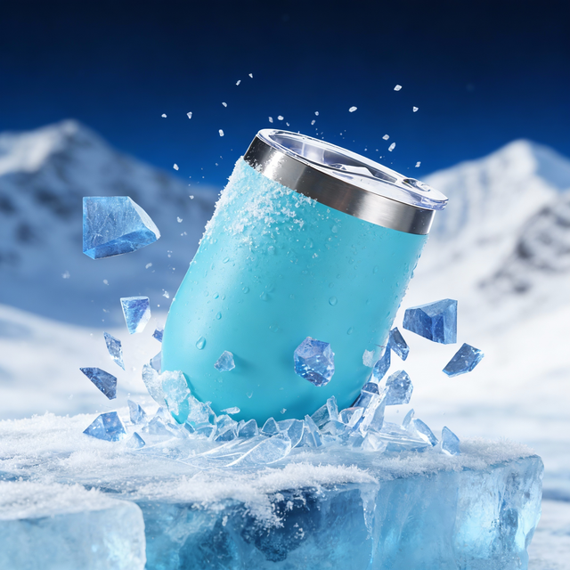 12oz Stainless Steel Wine Tumbler Turquoise Insulated Drinkware