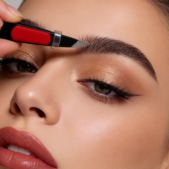 Slant Tip Eyebrow Tweezer