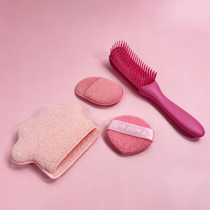 Set of 4 Pink Theme Beauty Accessories
