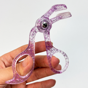 Purple Glitter Plastic Eyelash Curler