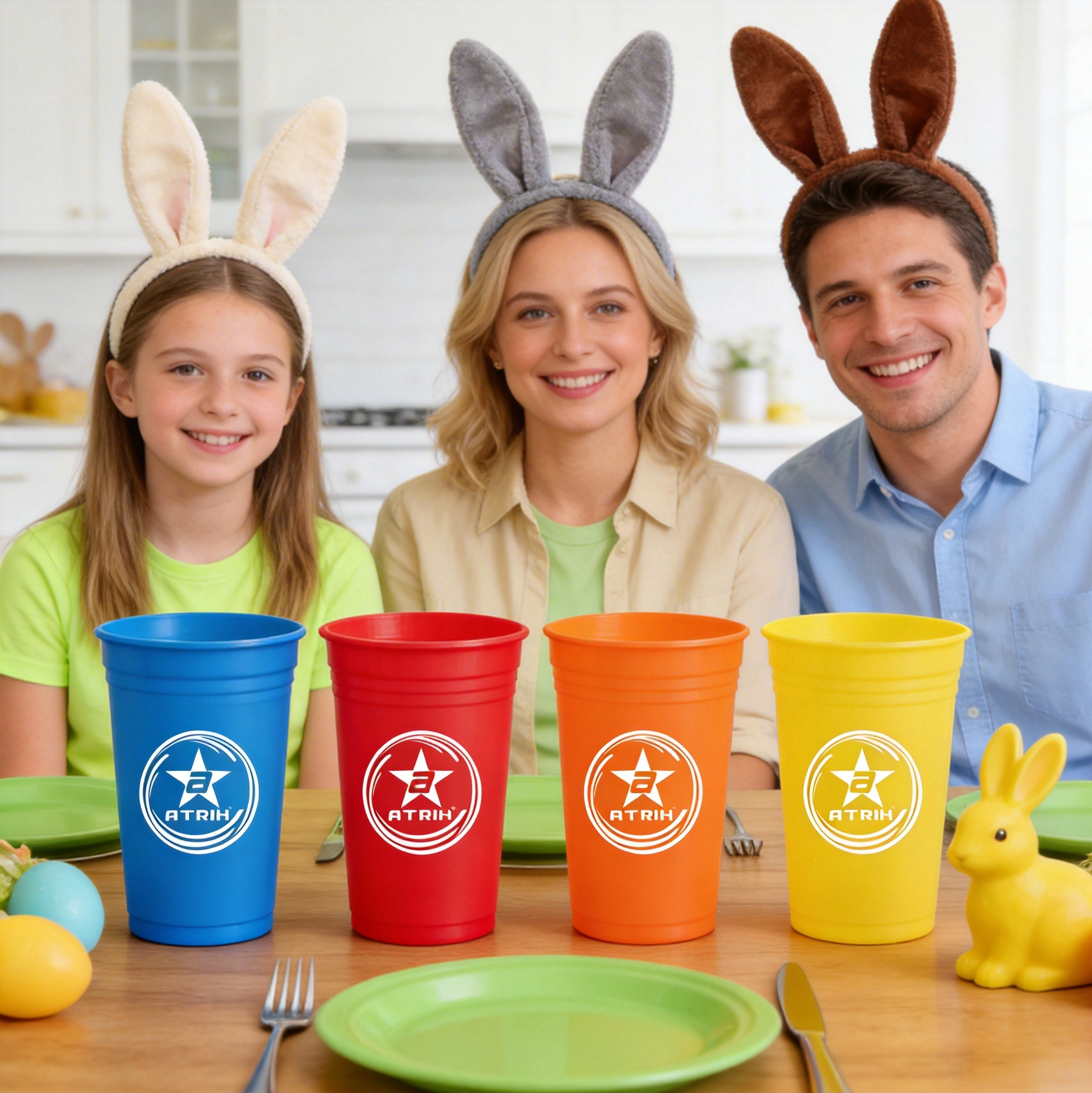 ATRIH 12oz Reusable Plastic Party Cups