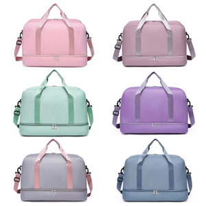 Expandable Travel Duffle Bag, Waterproof Weekender Overnight Bag