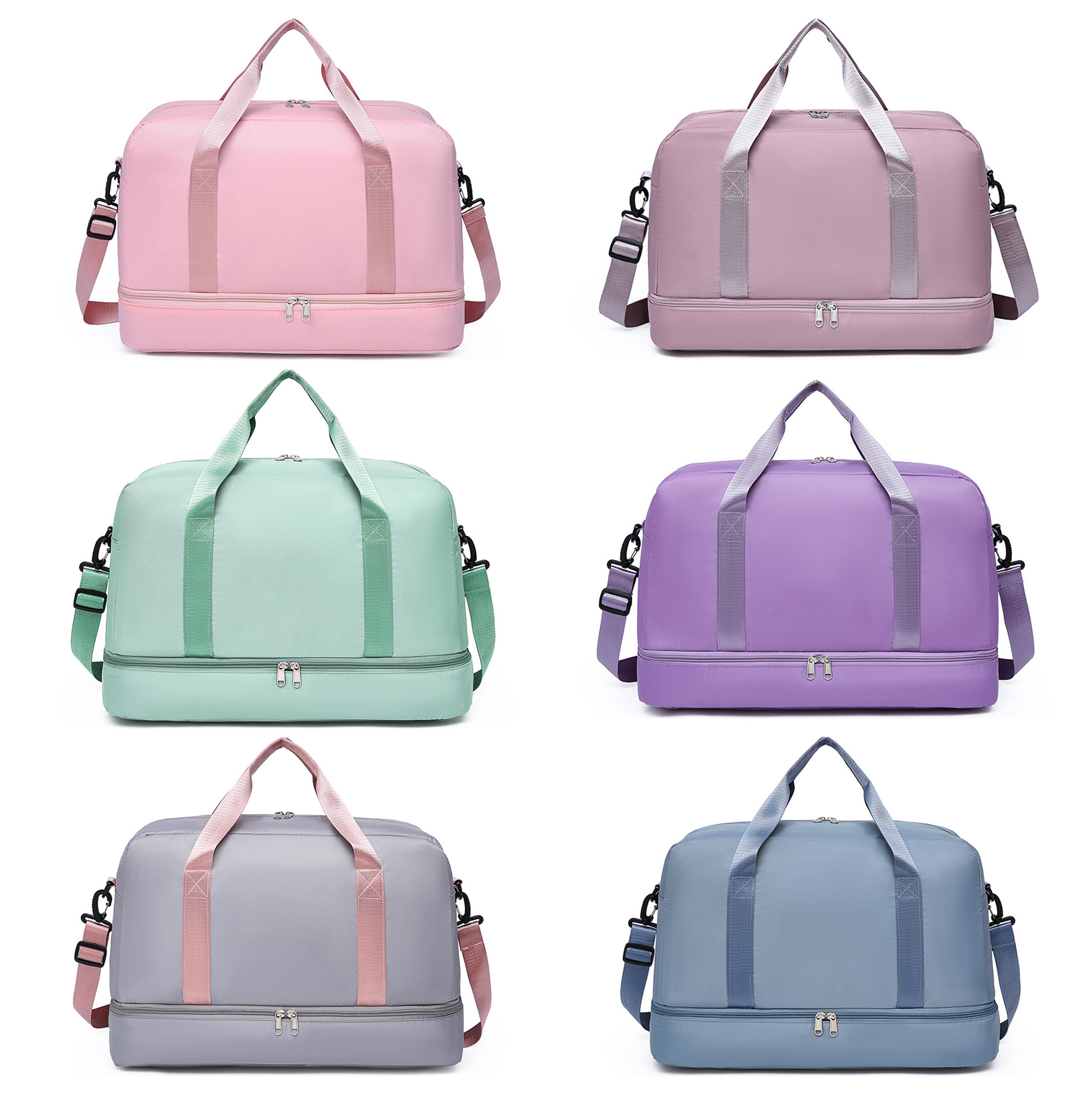 Expandable Travel Duffle Bag, Waterproof Weekender Overnight Bag