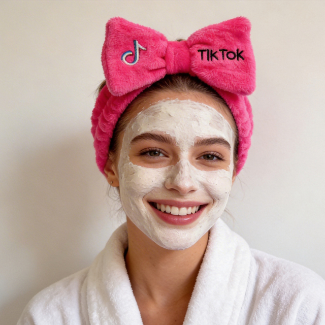 Neon Pink Plush Hairband