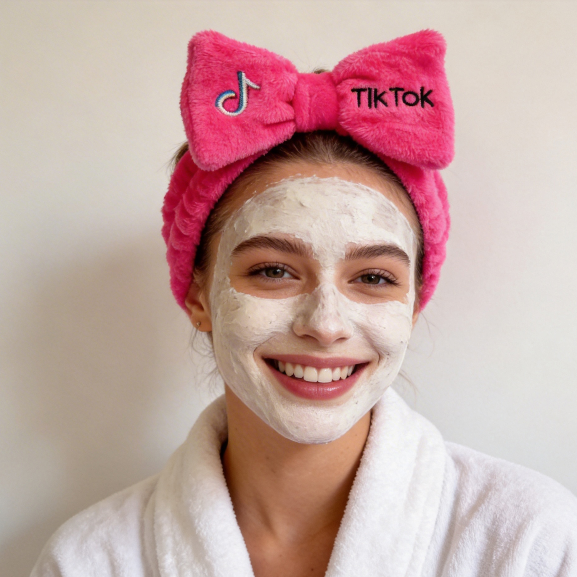 Neon Pink Plush Hairband