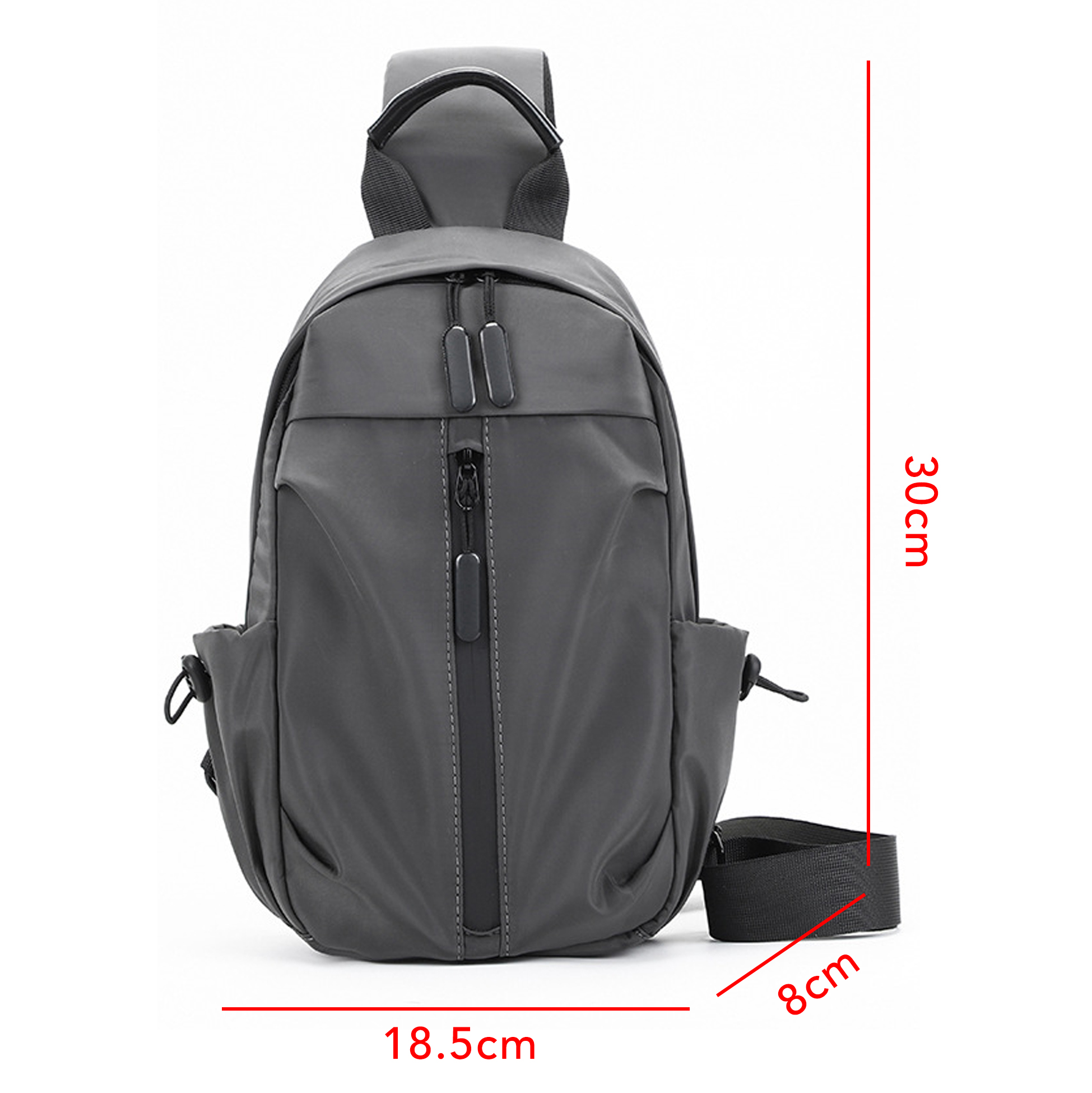 Men's Waterproof Sling Bag, Lightweight Crossbody Chest Backpack