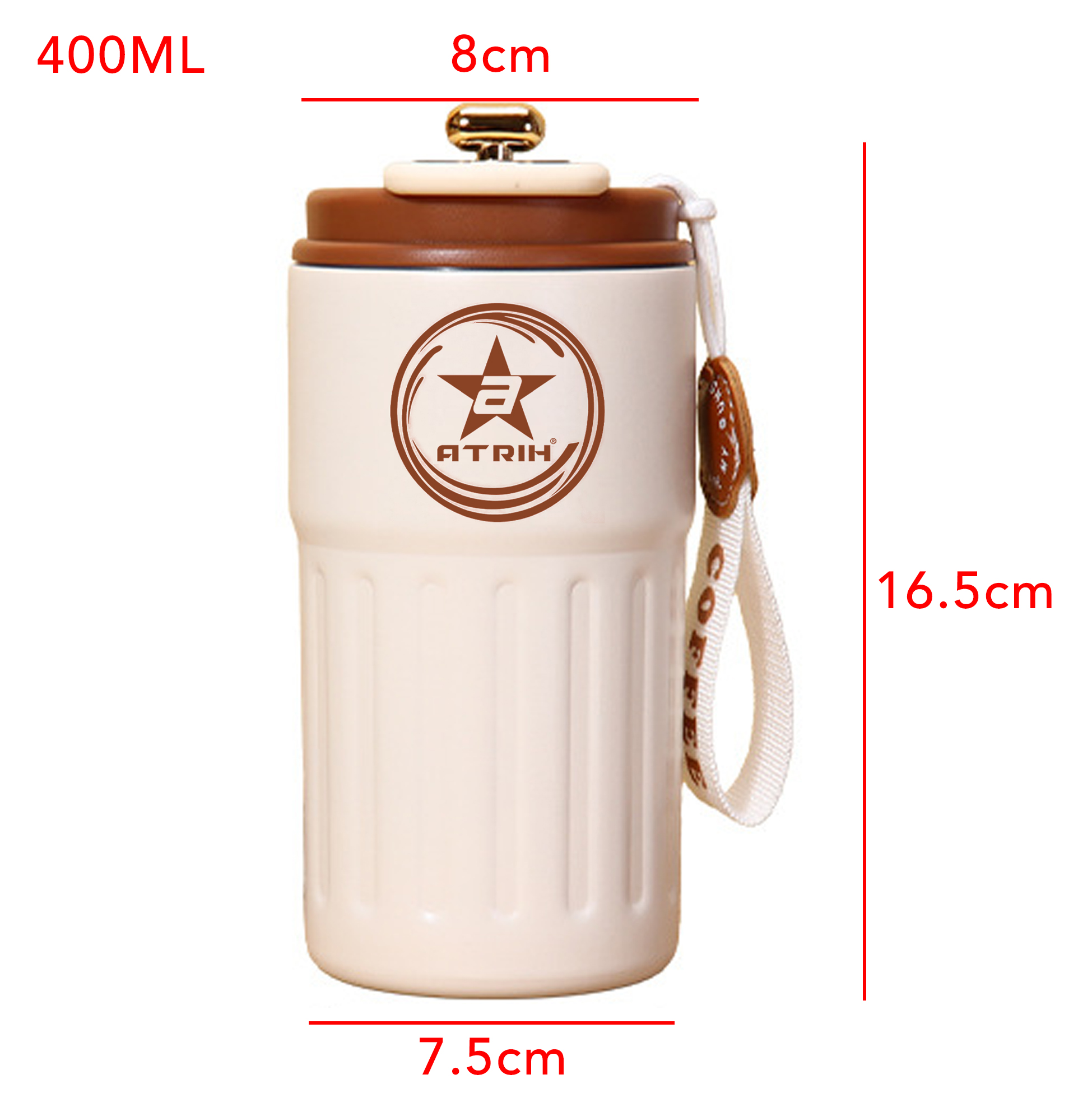 400ml Smart Coffee Tumbler with LED Temperature Display