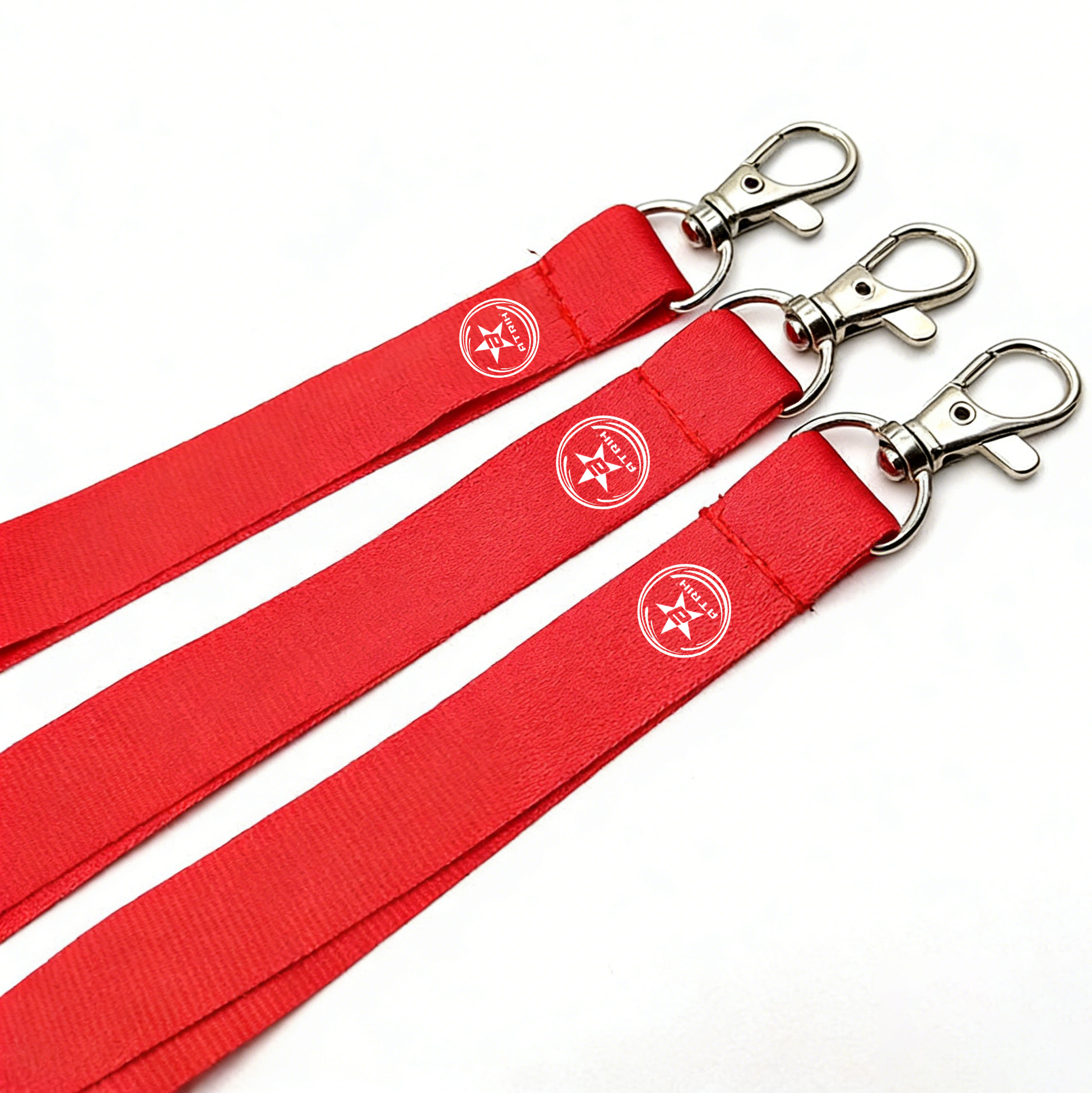 Red Lanyard with Metal Lobster Clasp