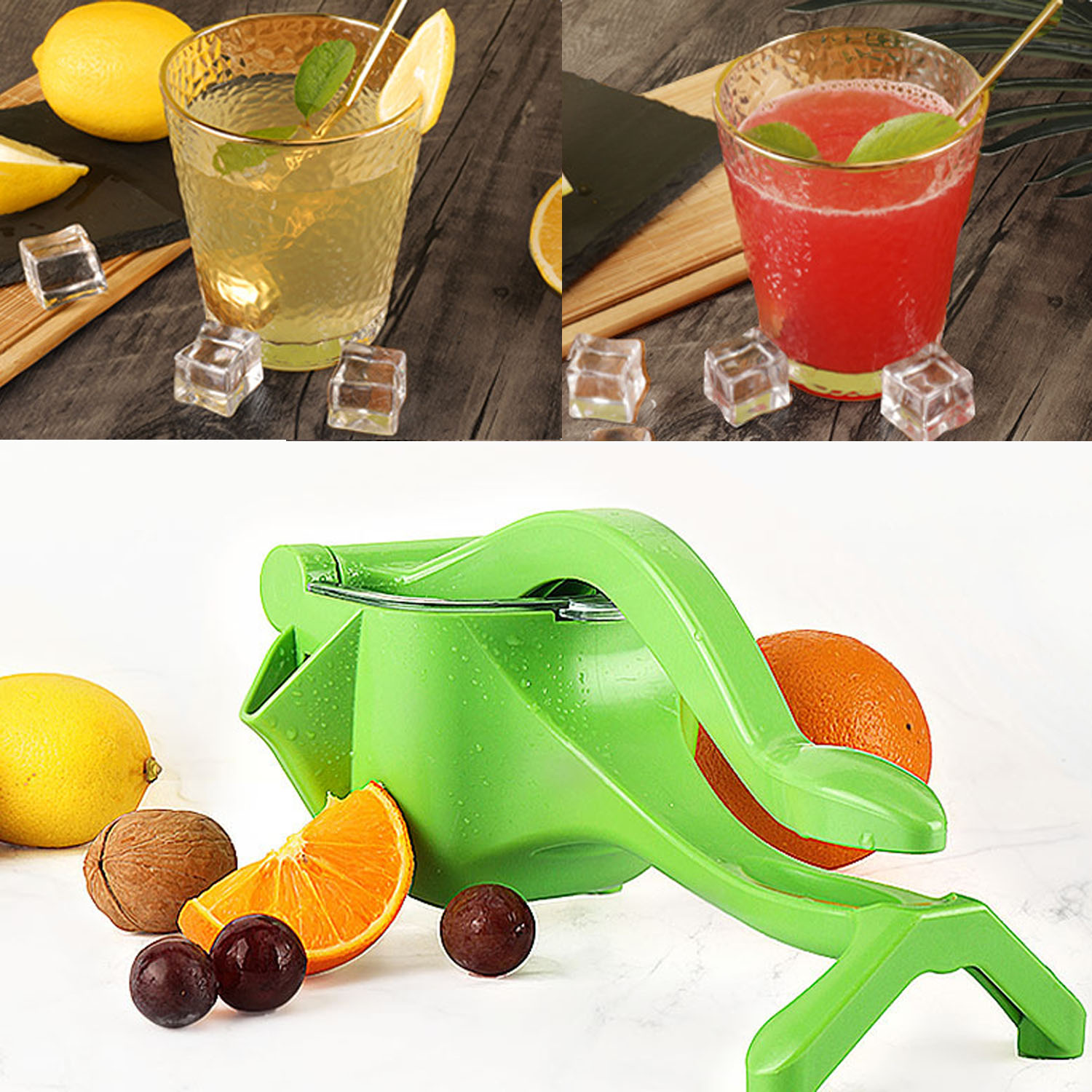 Multifunctional Manual Juicer Squeezer Hand Pressure Orange Juicer Lemon Squeezer Kitchen Fruit Juicer