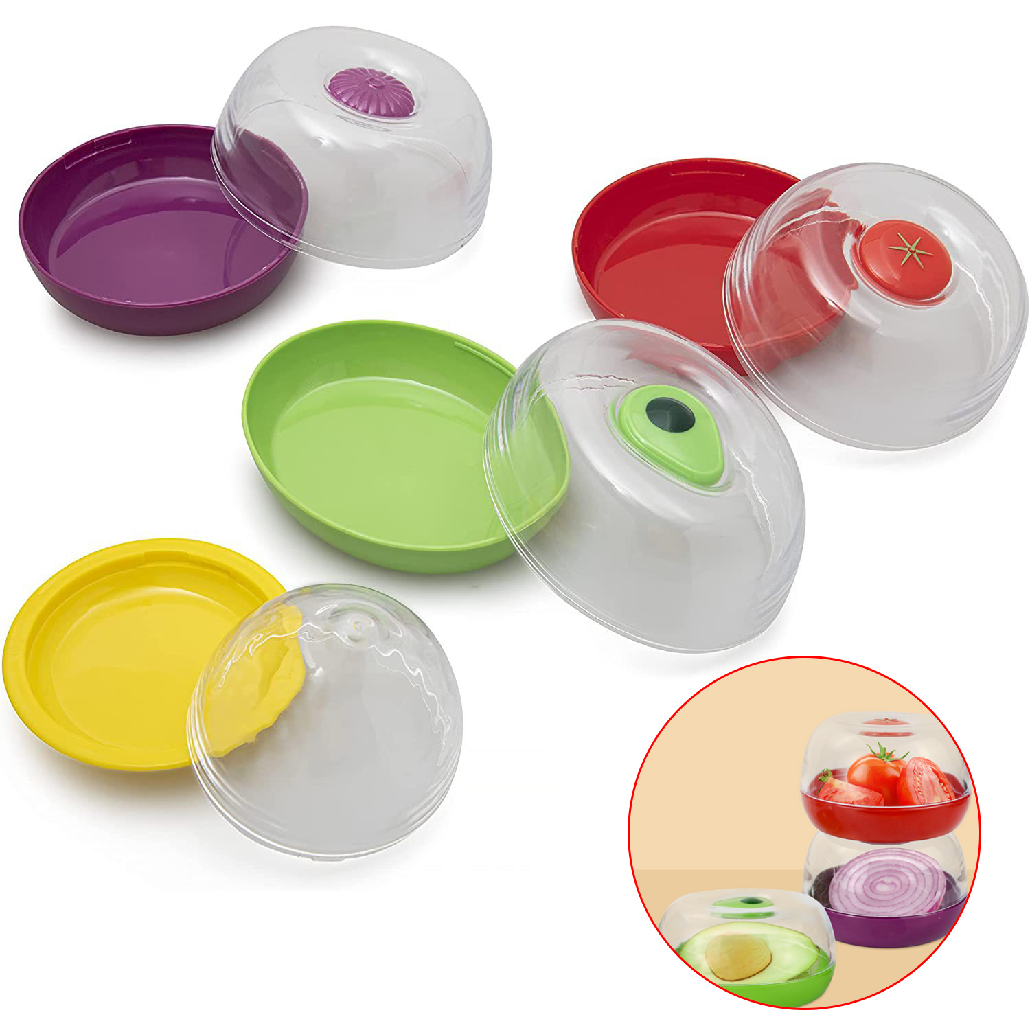 Airtight Food Containers Avocado Tomatoes Onion Buy Airtight, Fruit