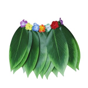 Green Leaf Grass Skirt for Halloween And Party Events