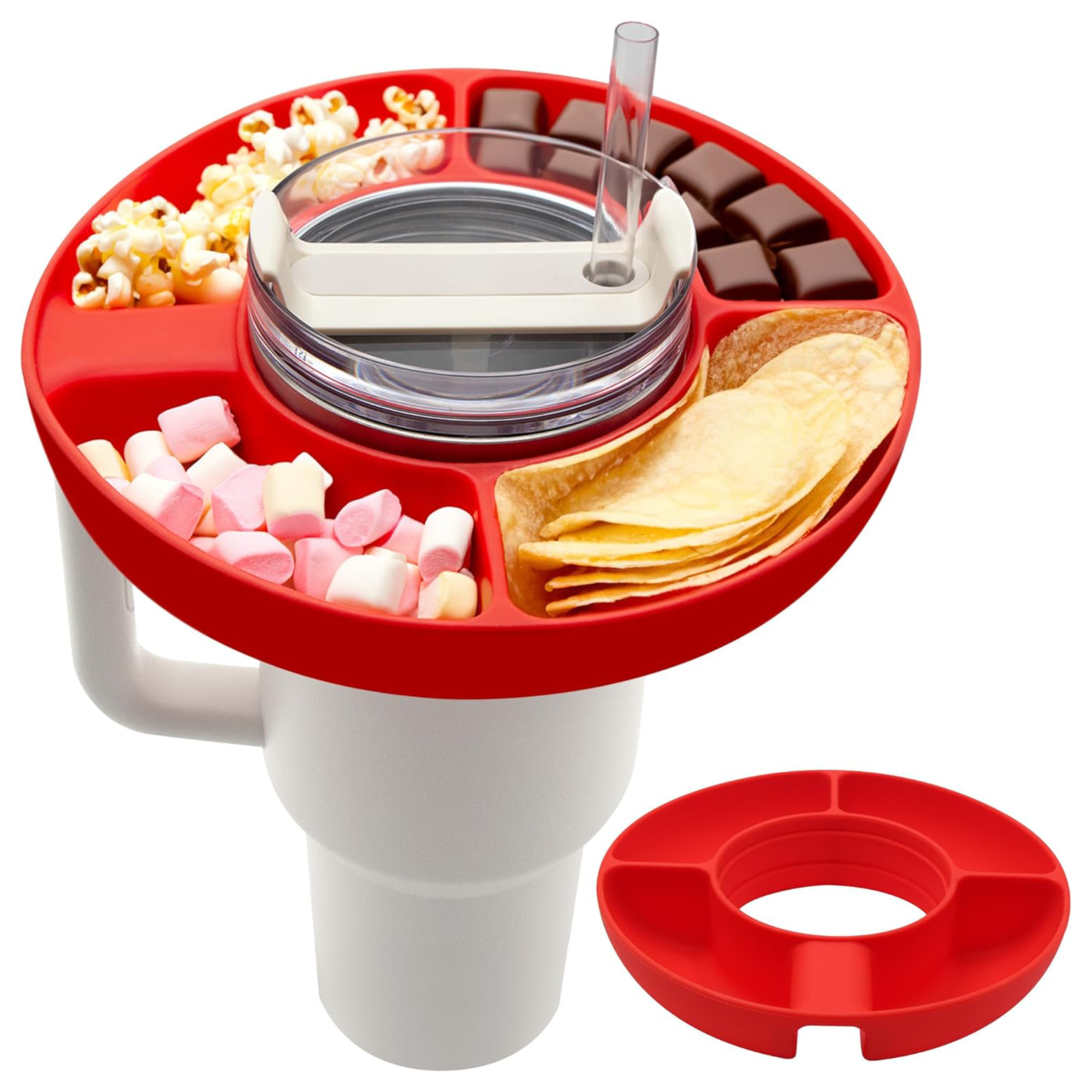 Silicone Snack Tray (fits 40 Oz Cup)