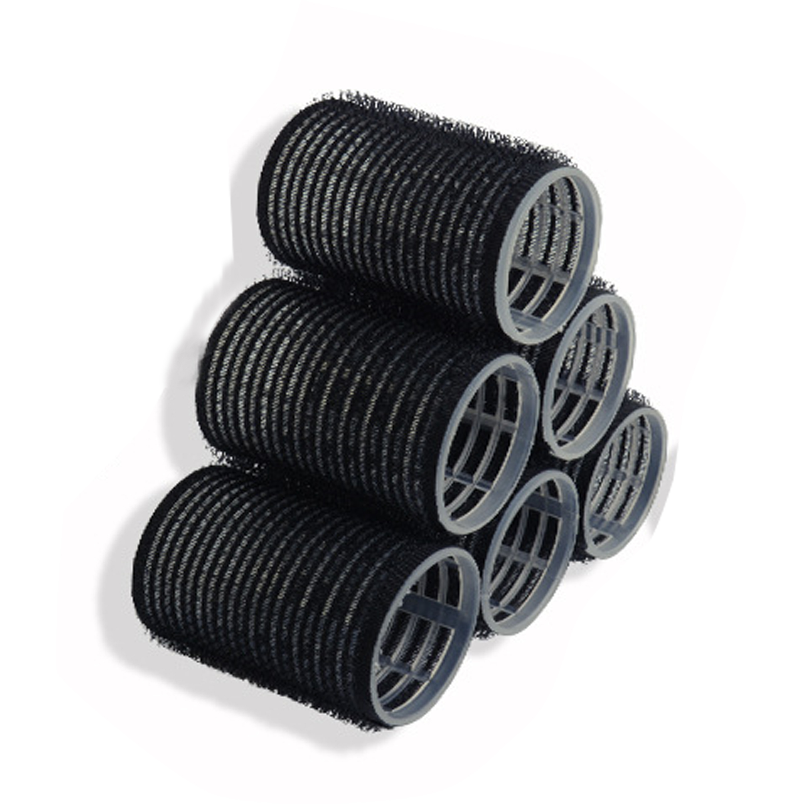 Classic Grip Plastic Hair Roller 6-Piece Set