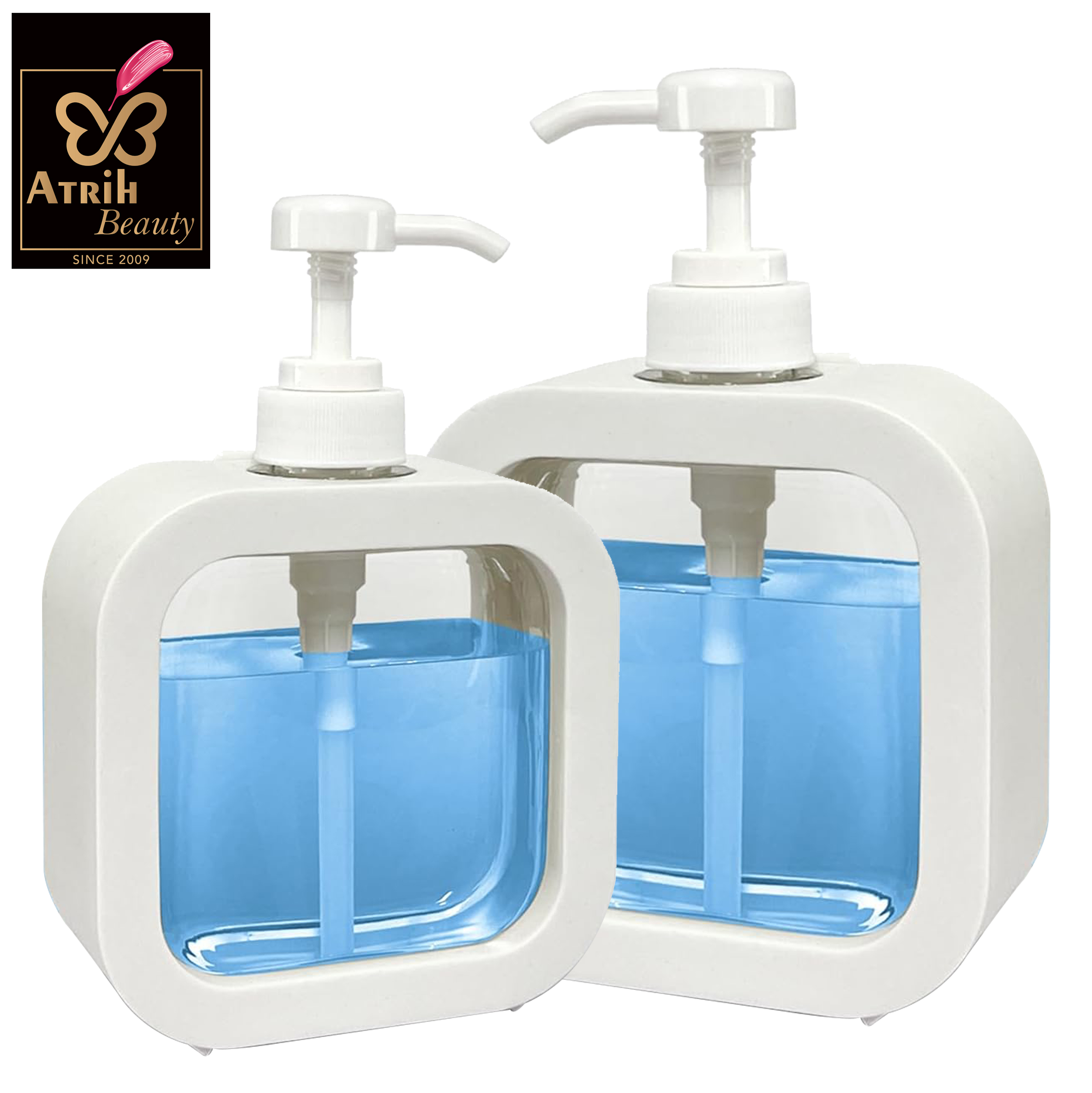300ml & 500ml Sleek Refillable Lotion & Soap Dispenser Bottle