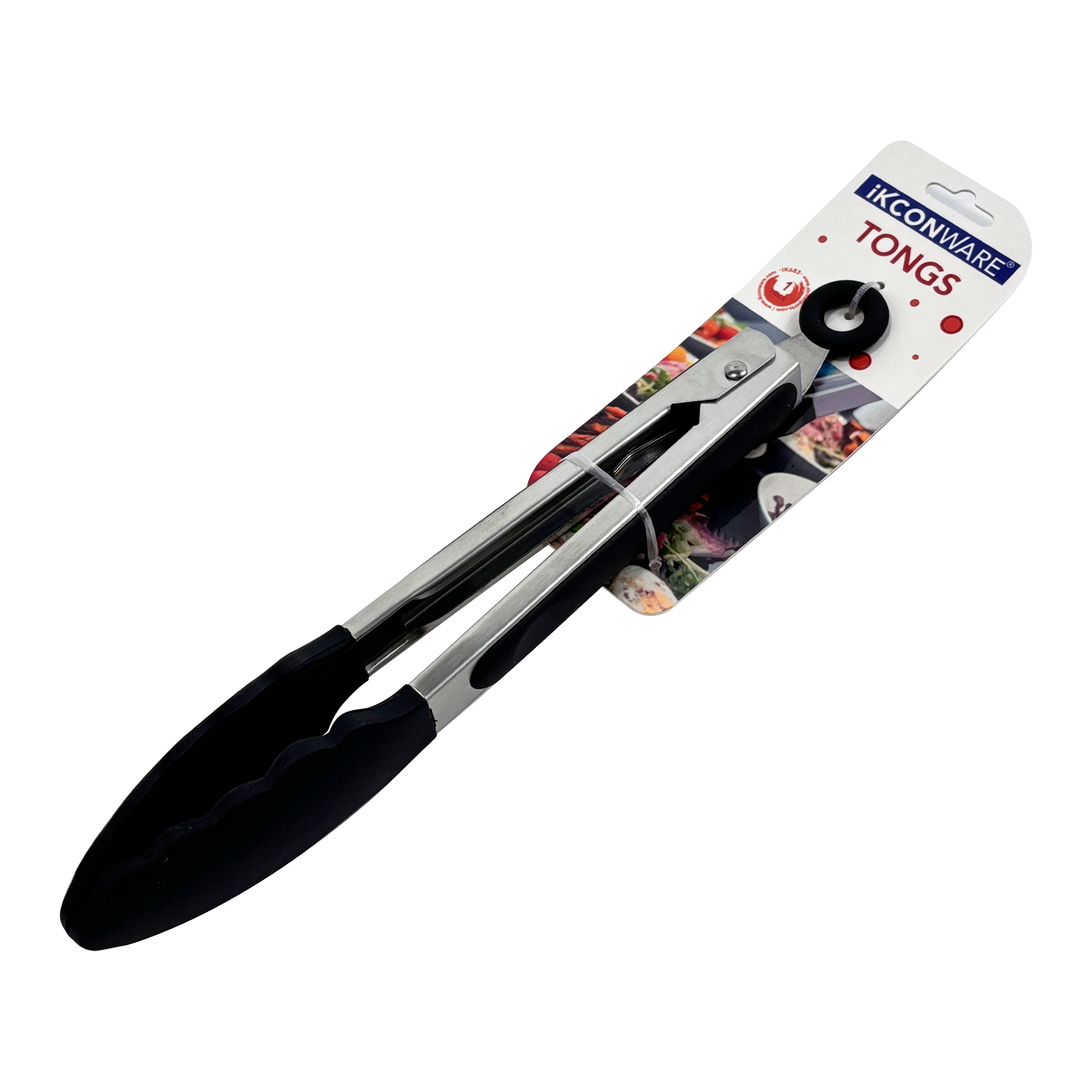 Heavy-Duty Stainless Steel Kitchen Tongs
