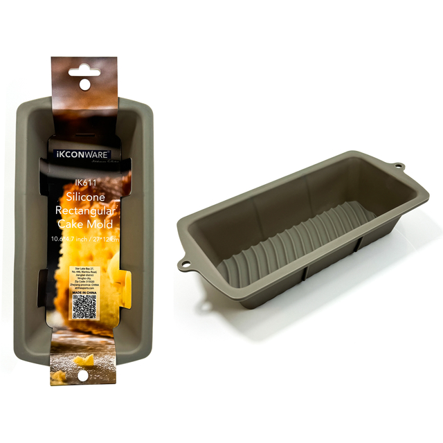 27x12cm Rectangular Silicone Cake Mold - Non-Stick Silicone Baking Loaf Pan for Bread, Cakes, And Desserts