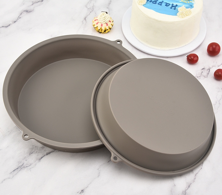 28cm Silicone Cake Mold - Large Non-Stick Round Silicone Baking Pan for Perfect Cakes, Pies, And Desserts