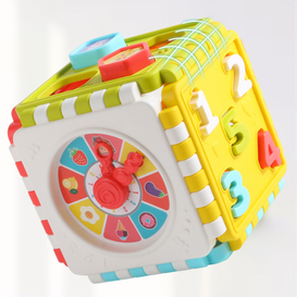 Educational Activity Cube for Toddlers