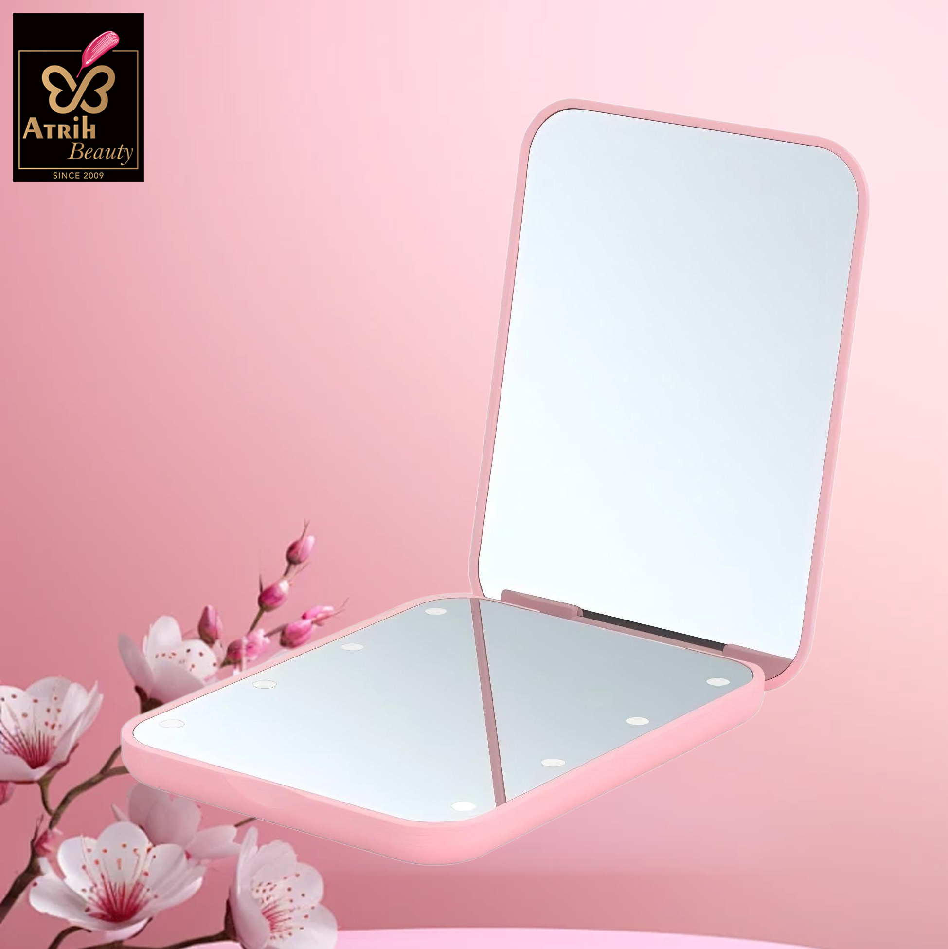 Foldable LED Makeup Mirror 