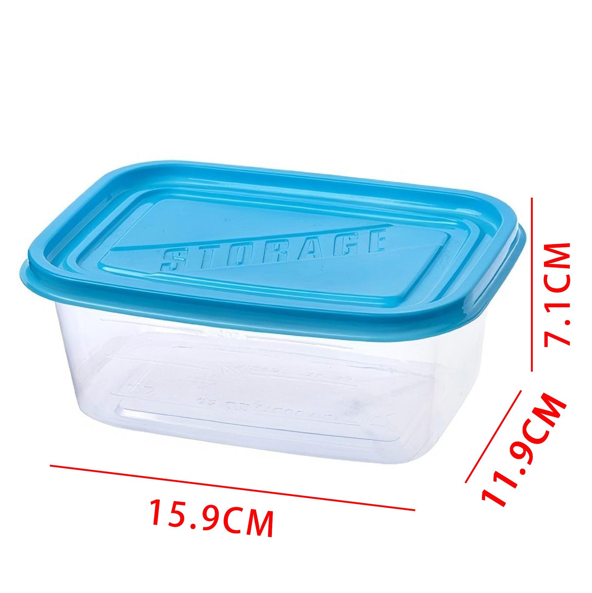 Rectangular Plastic Storage Container 