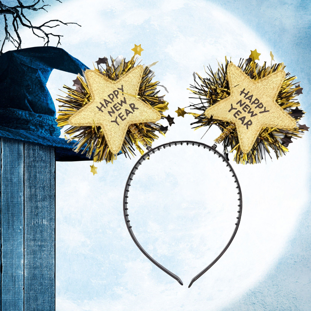 Happy New Year Star Headband 