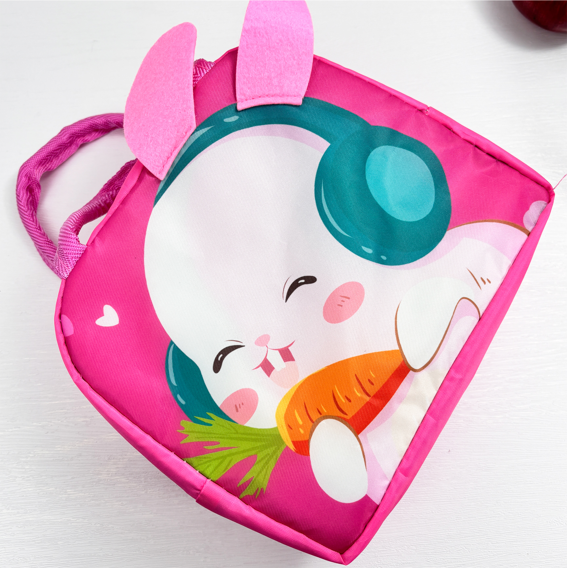 Pink Bunny Themed Kids Lunch Bag