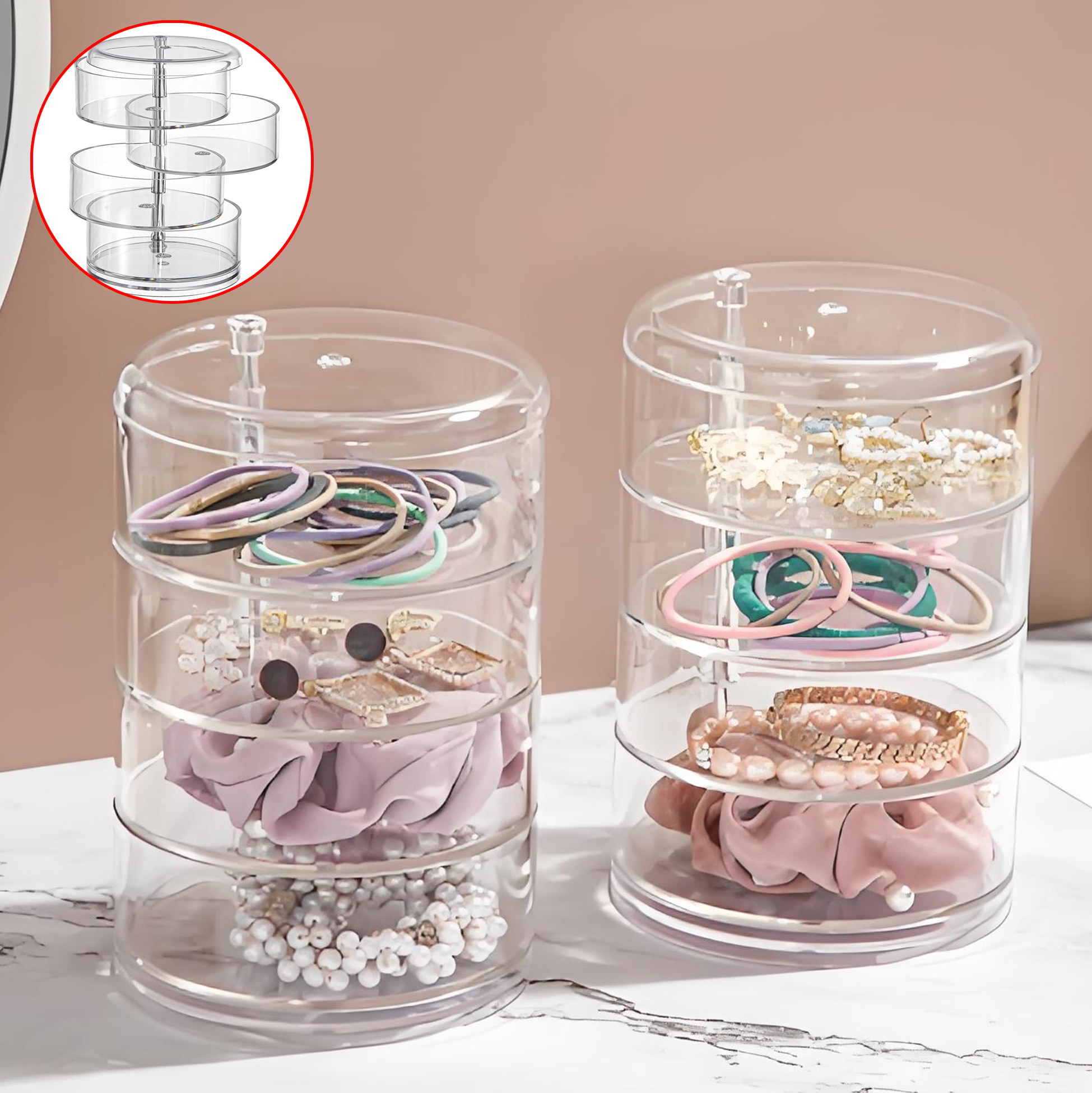 Rotating PS Jewelry Organizer