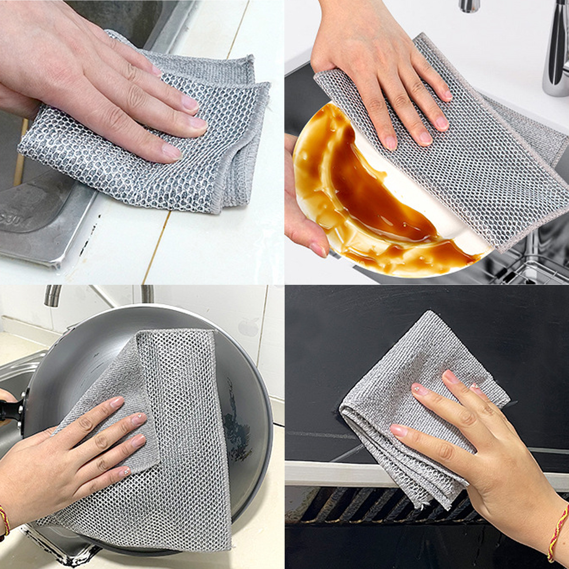 Multi Color Microfiber Cleaning Towels