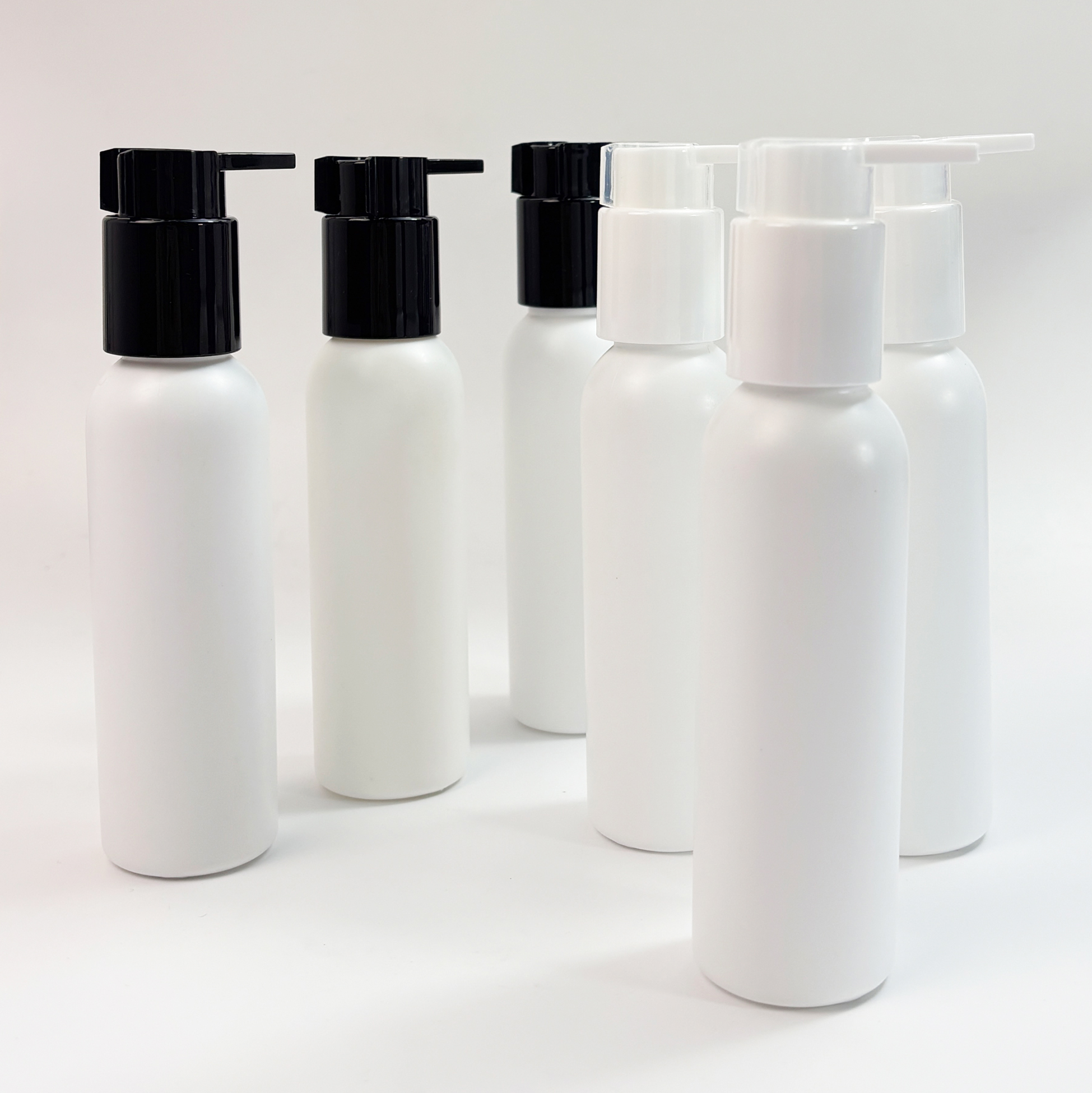 120ml Plastic Refillable Pump Dispenser Bottles