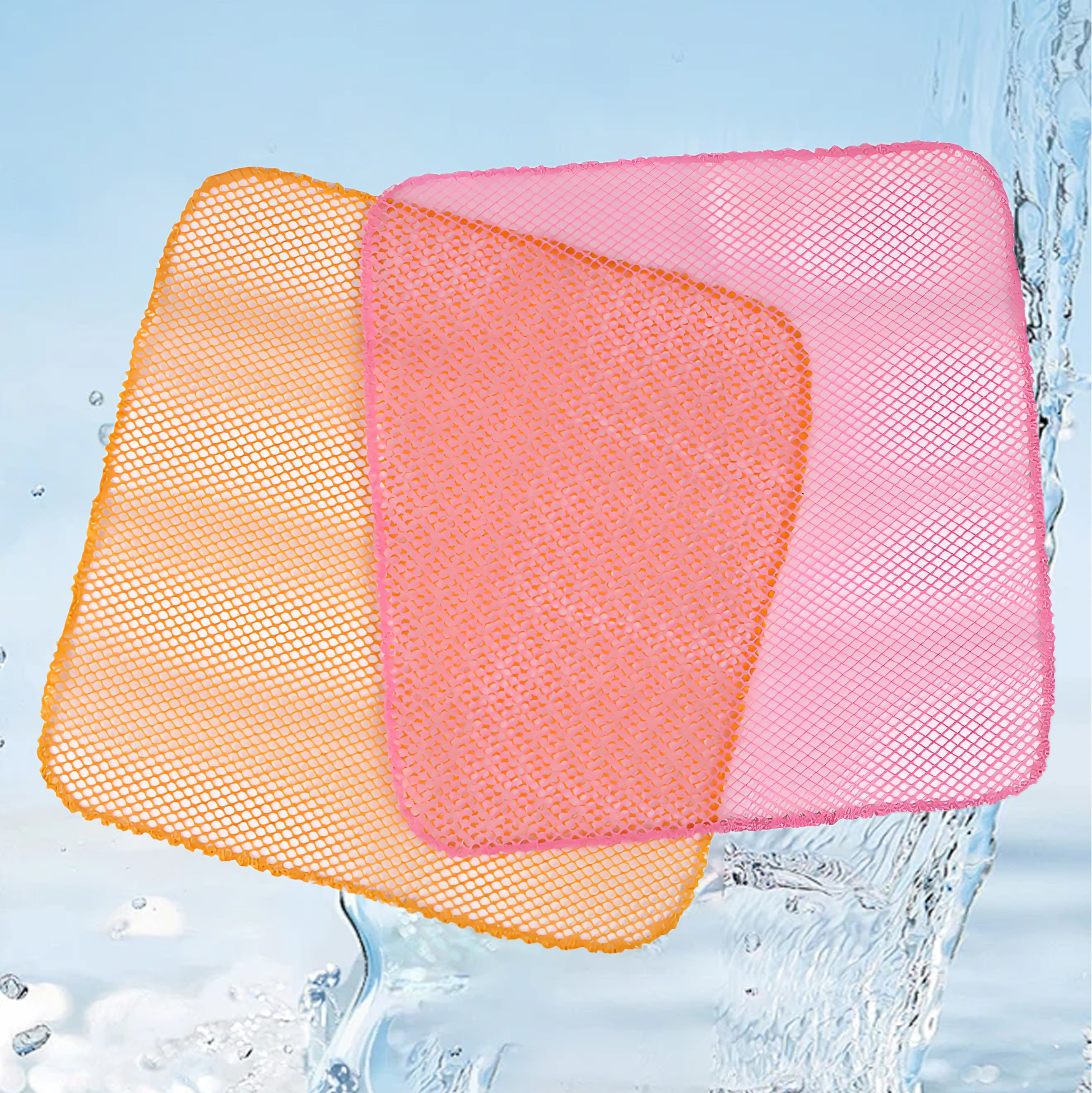 Colorful Mesh Kitchen Cleaning Cloths