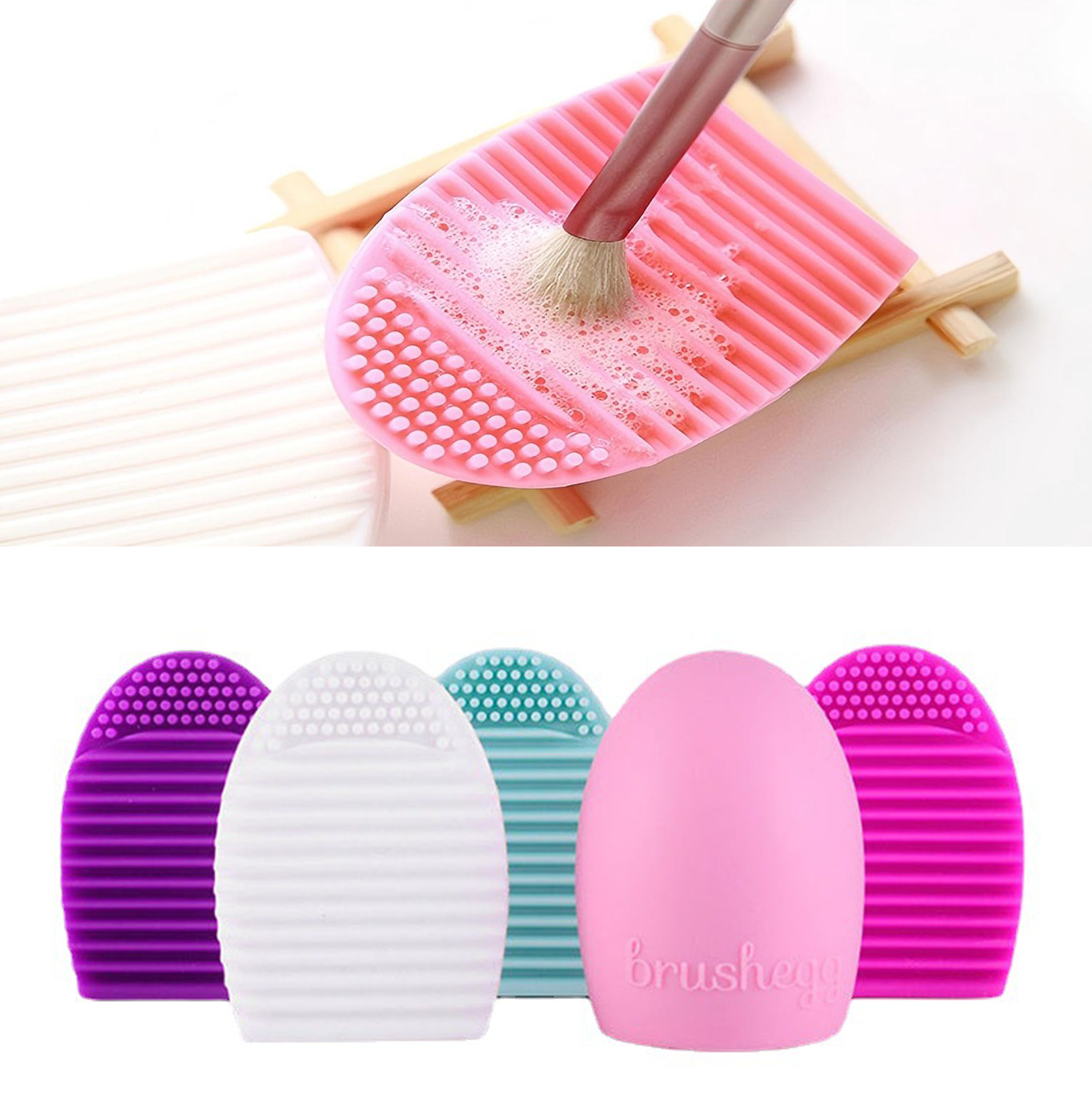 Silicone Makeup Brush Cleaning Egg
