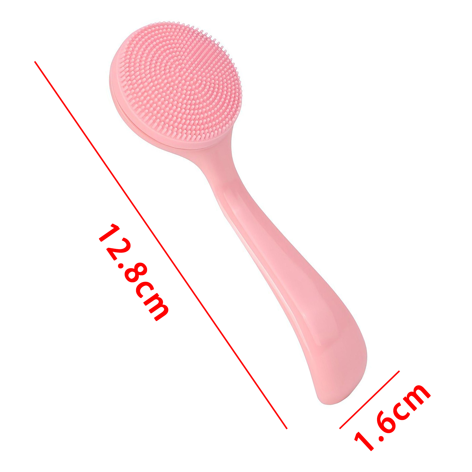 Long Handle Silicone Facial Cleansing Brush