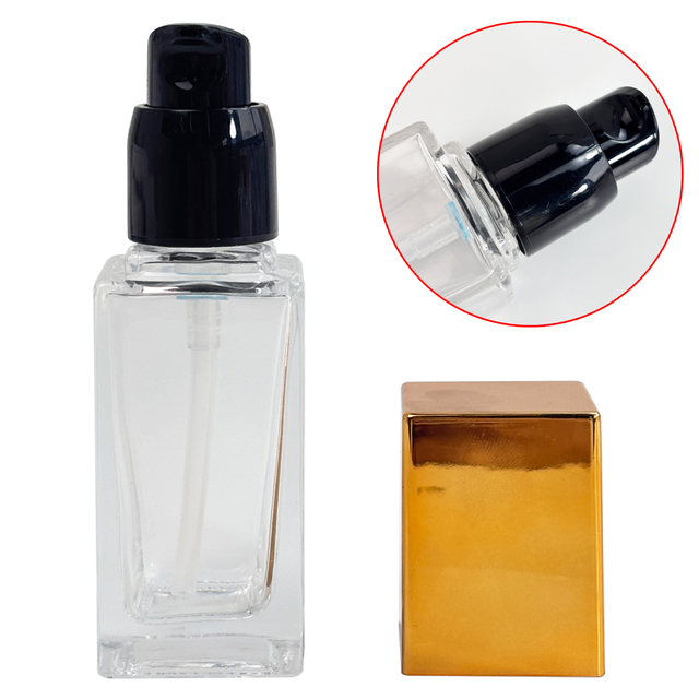 Clear Glass Perfume Spray Bottle 