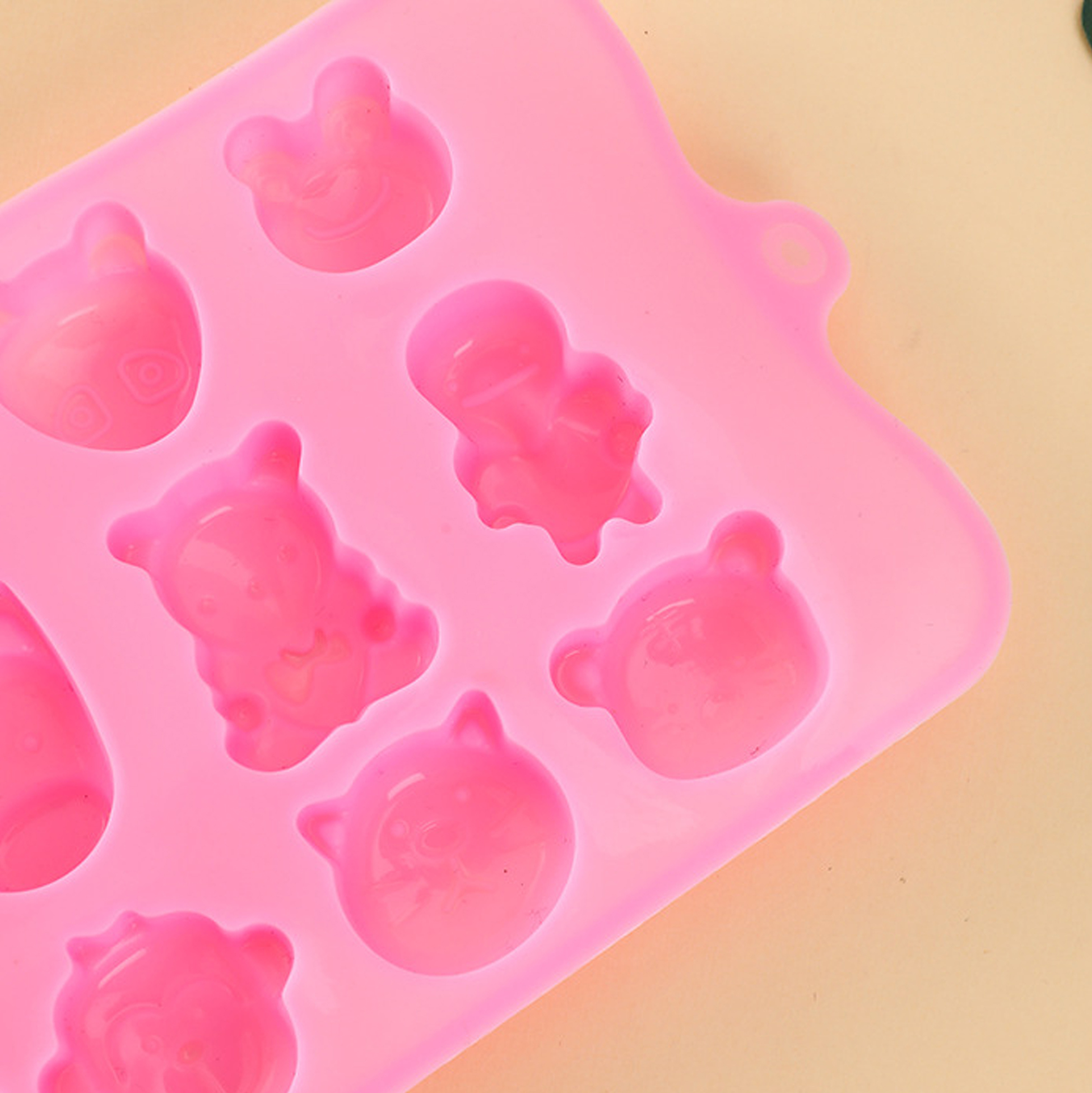 Silicone Animal Shaped Ice Cube Mold