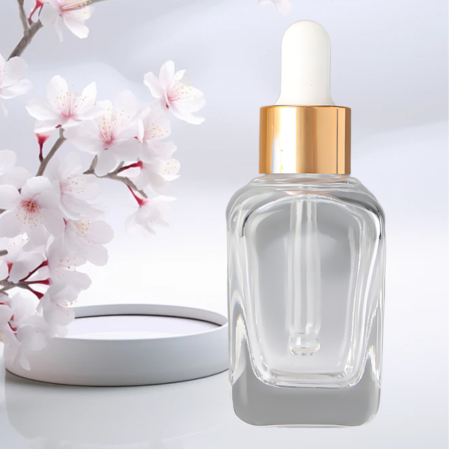  Clear Glass Dropper Bottle 