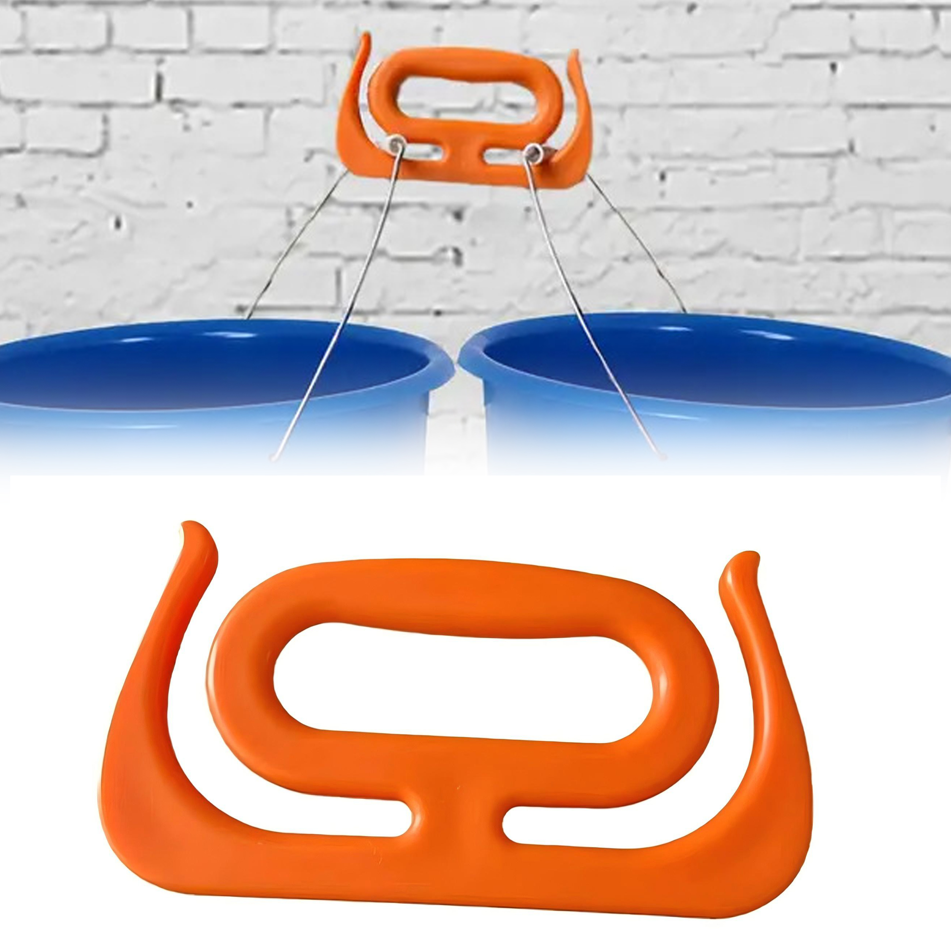 Grocery Bag Carrier Handle Holder - Multi Purpose - Carry Shopping Bags Buckets Paint Cans and More - Durable Heavy Duty