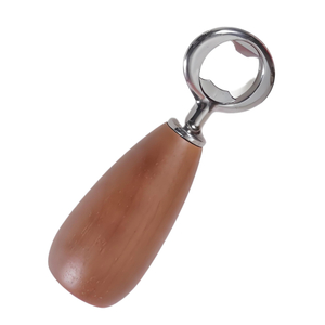 Rubber Wood Handled Bottle Opener