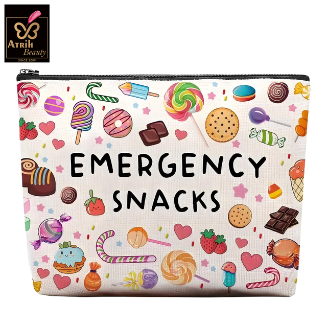 Emergency Snacks Zipper Pouch