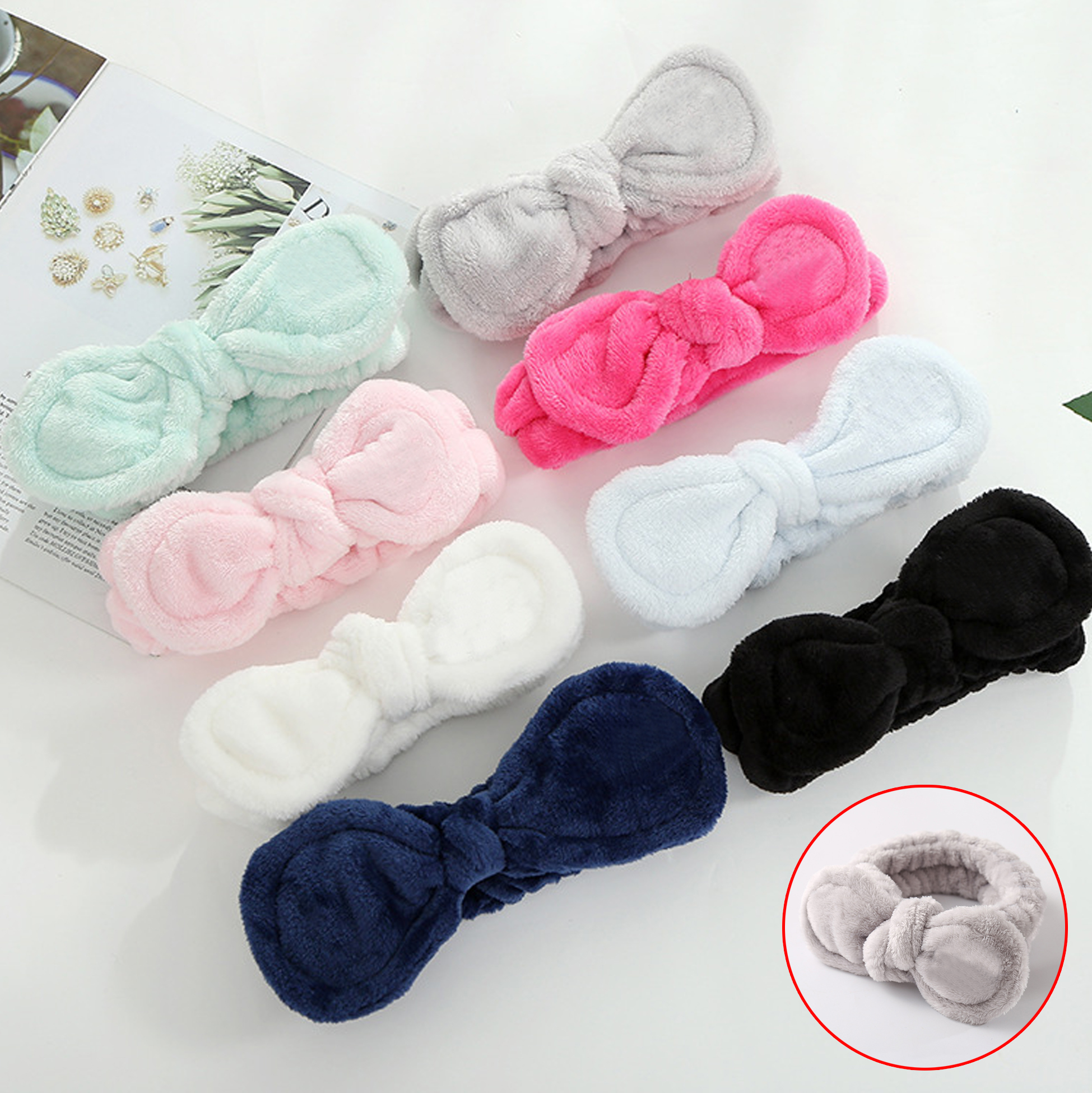 Fluffy Bow Headband